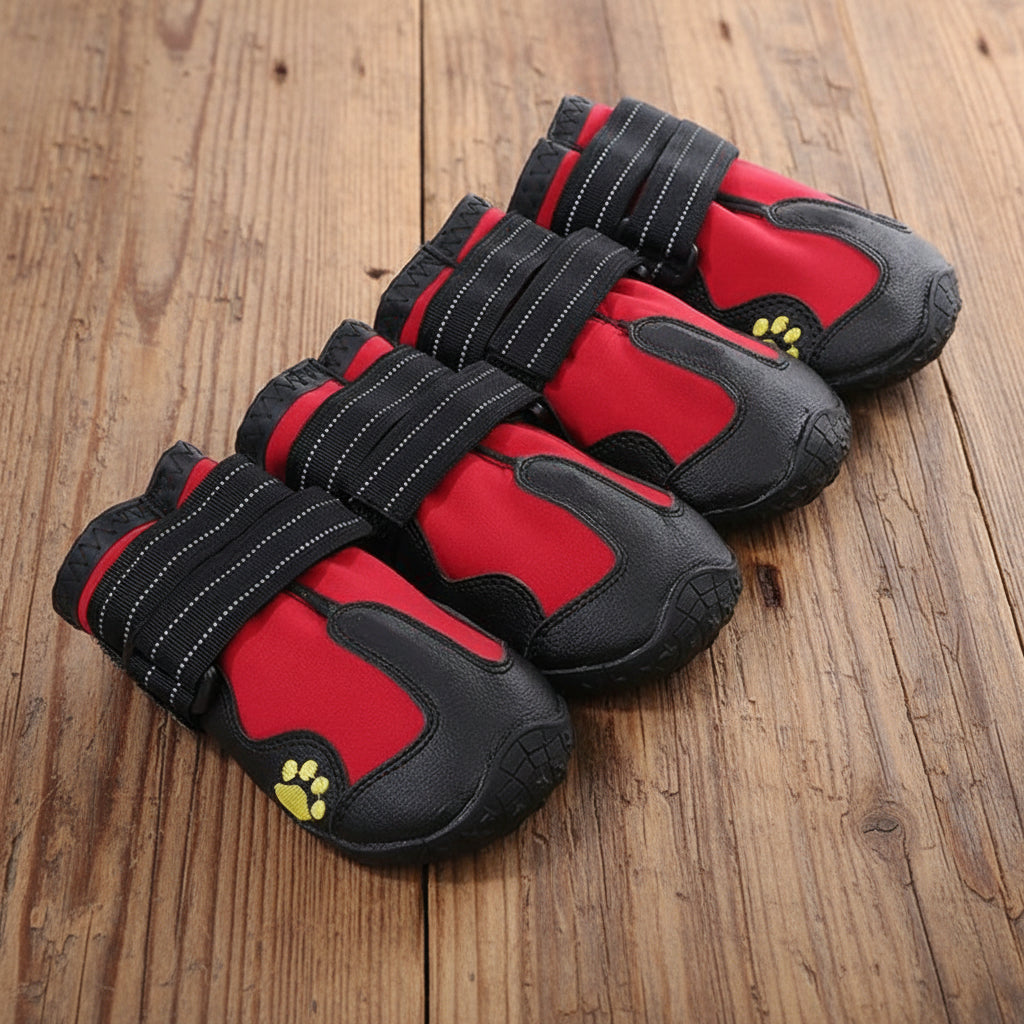 Chaussure pour Chien - AllSeasonDog™ rouge