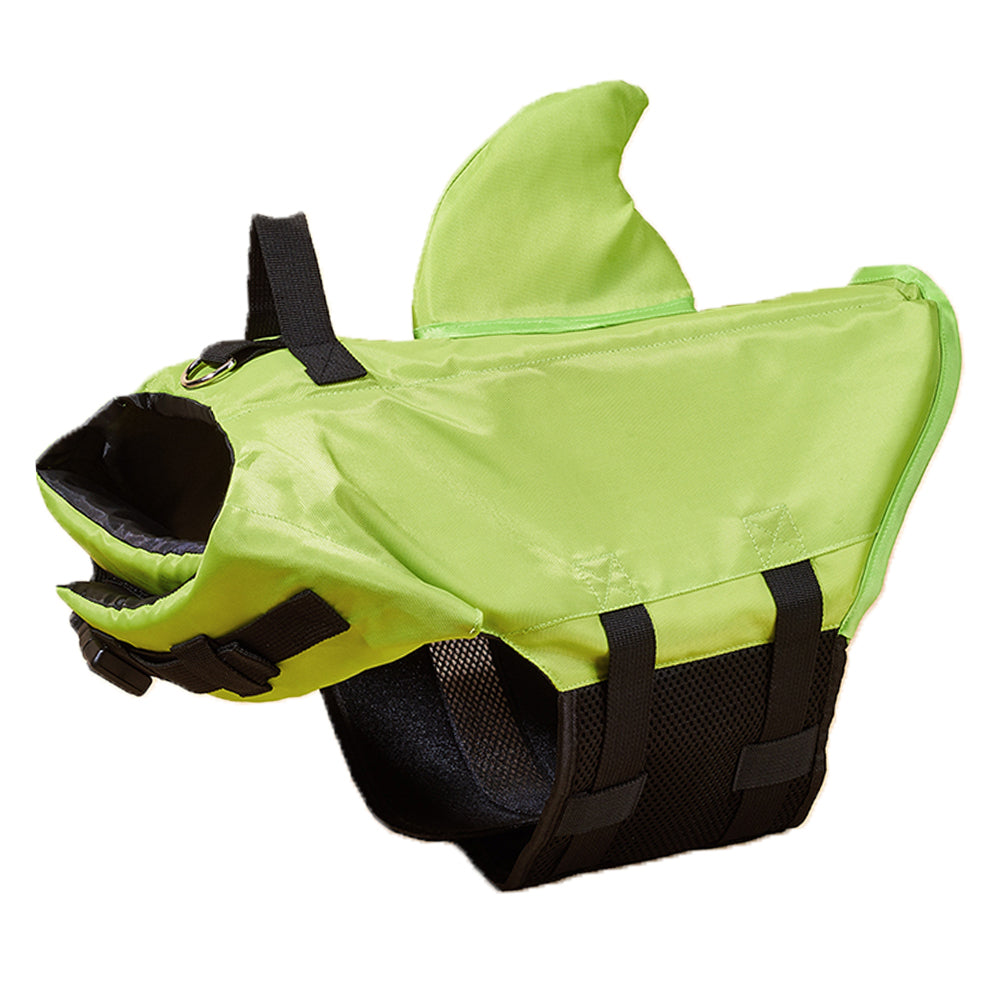 Gilet de sauvetage chien - SimplyShark™ vert
