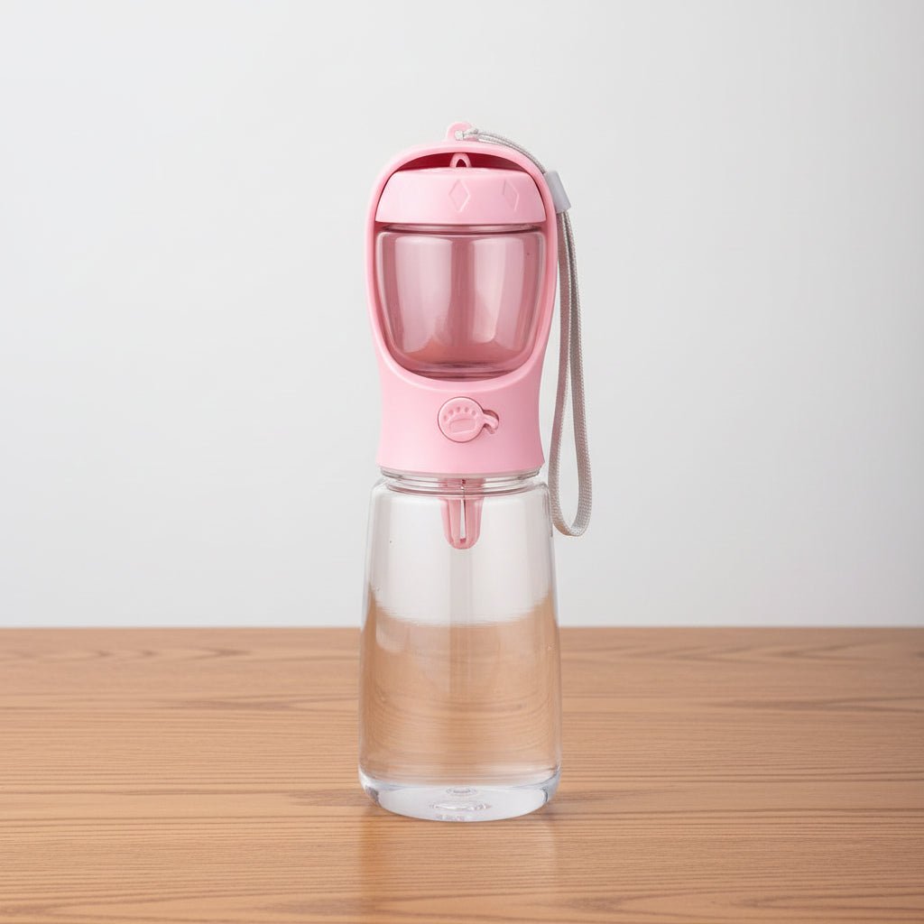 Gourde pour chien - Food'N'Drink™ rose