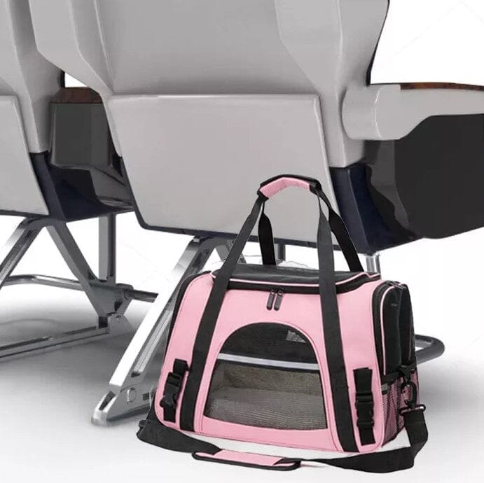 Sac de Transport pour Chien - DogCarrierBagâą - Rose - Ma Promenade avec Toutou