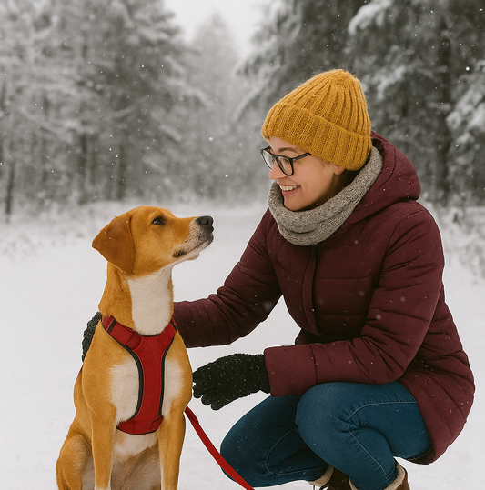 Promenade hivernale  protéger son chien du froid et de la neige