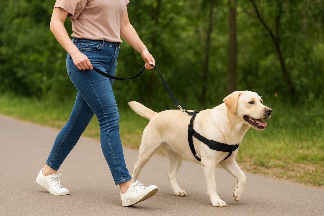 Mon chien tire en laisse : solutions simples pour des balades calmes