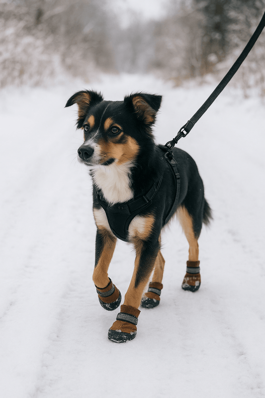 Comment protéger les pattes de votre chien en hiver - Ma Promenade avec Toutou