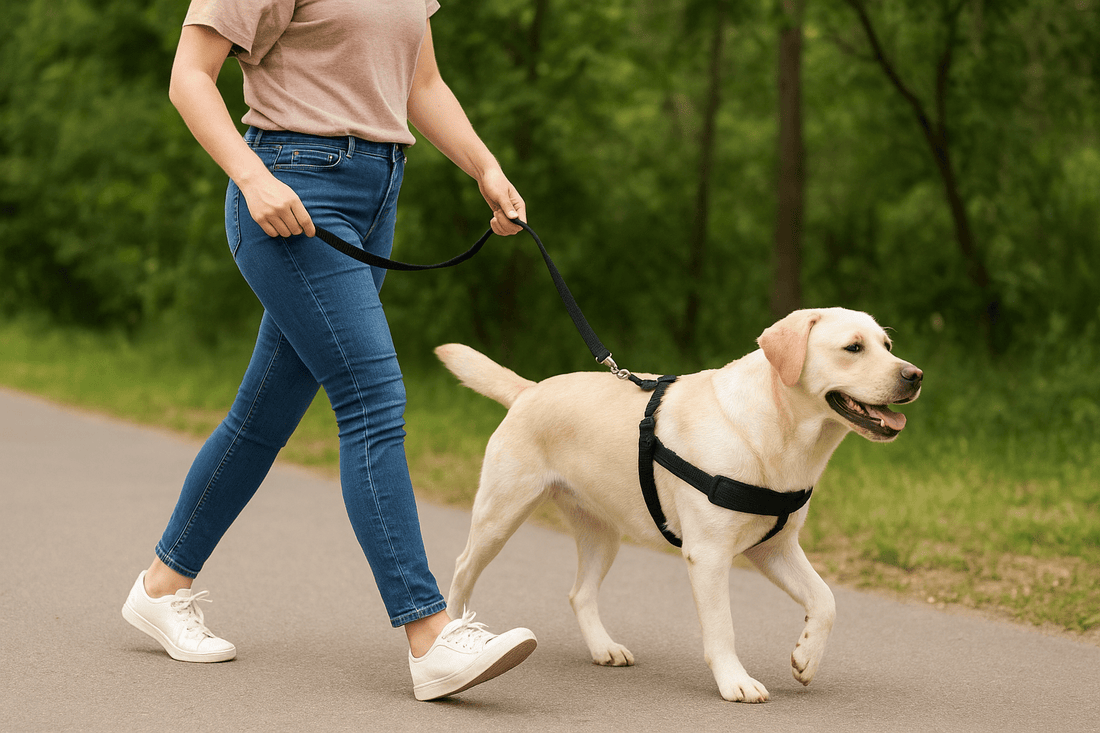 Mon chien tire en laisse : solutions simples pour des balades calmes - Ma Promenade avec Toutou