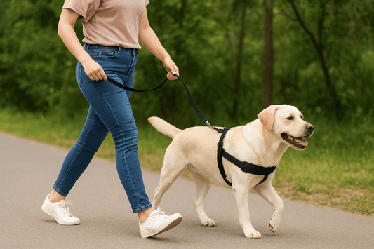 Mon chien tire en laisse : solutions simples pour des balades calmes - Ma Promenade avec Toutou