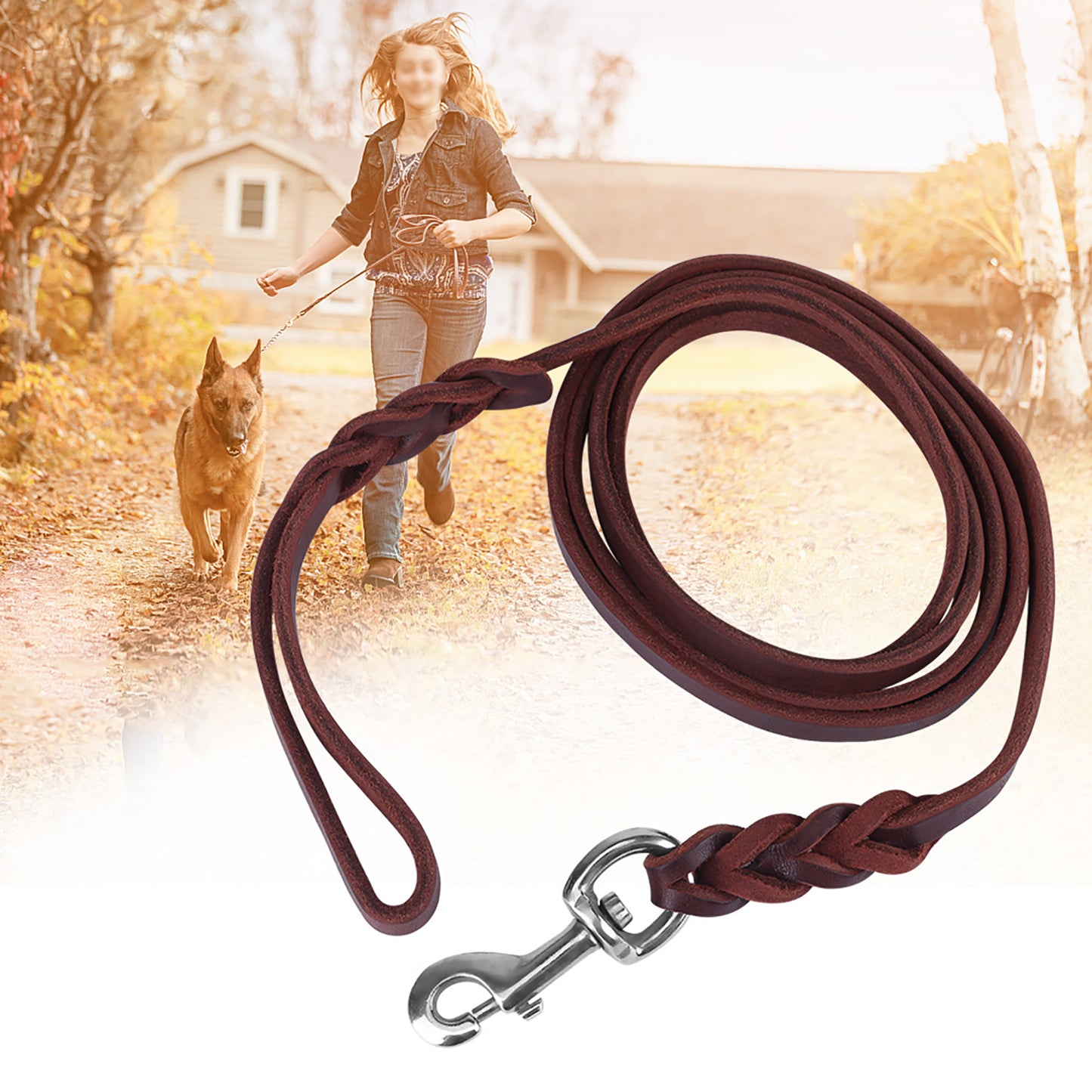 Laisse chien - CuirTotal™