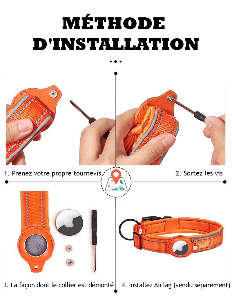 Collier GPS chien - EasyTrackDog™ installation