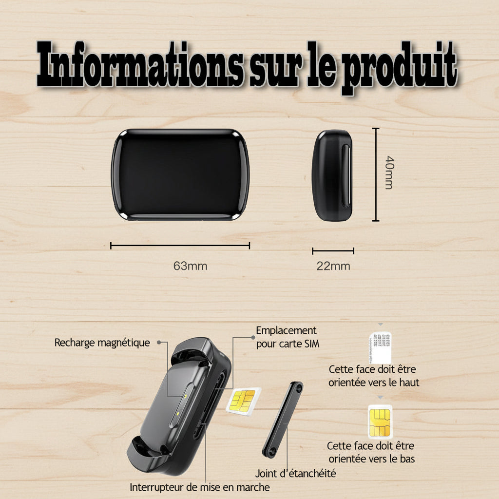 Collier GPS chien - ImNotFar information