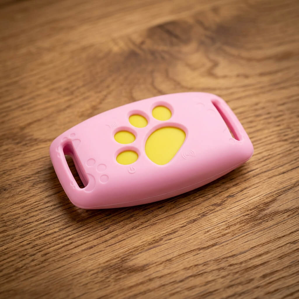 Collier GPS pour chien - GoFoundDog™ rose