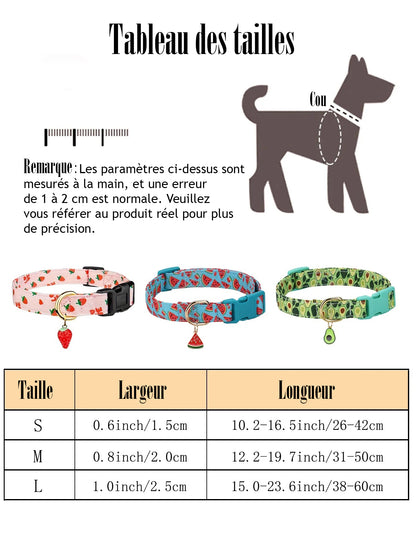 Collier chien - CuttieFrutti™