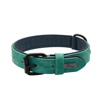 Collier chien - SimpleCuir™ vert