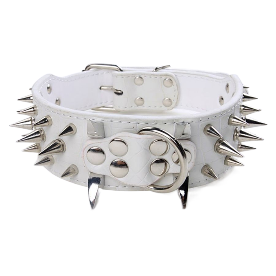 Collier chien - Spiky™ blanc