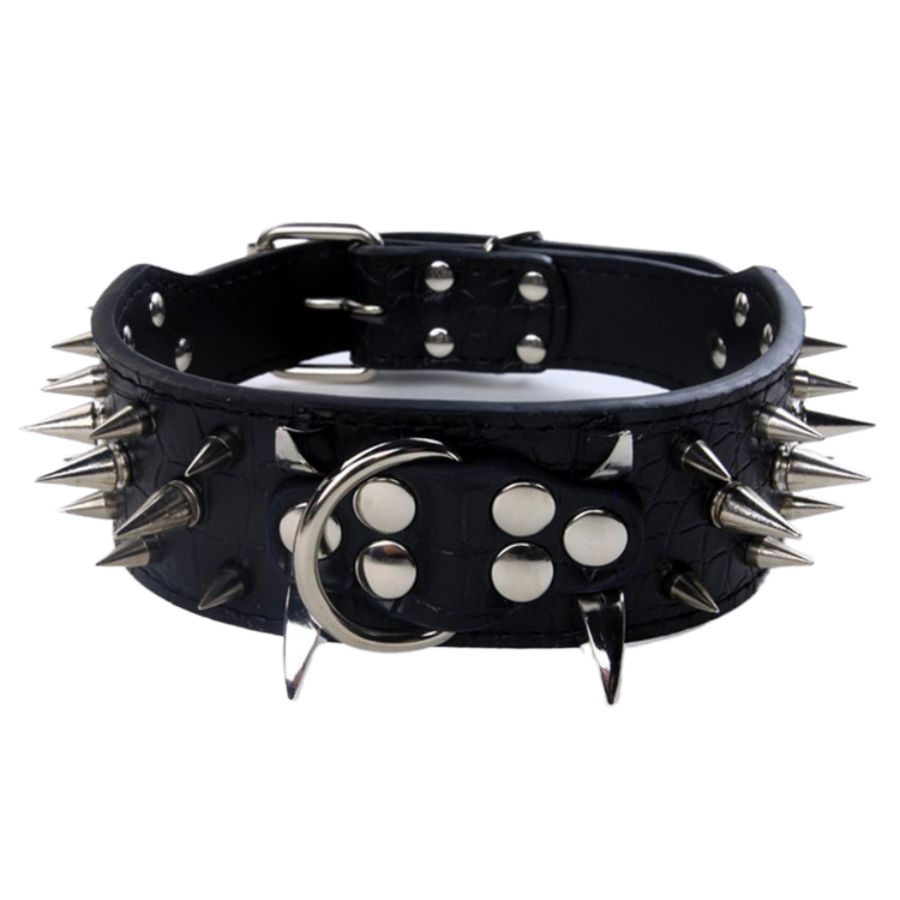 Collier chien - Spiky™ noir