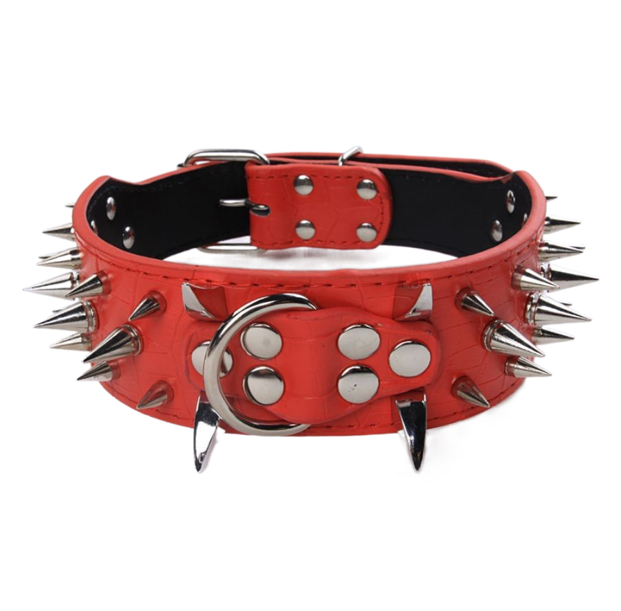 Collier chien - Spiky™ rouge