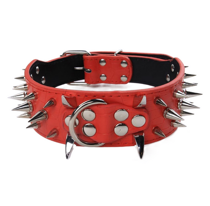 Collier chien - Spiky™ rouge