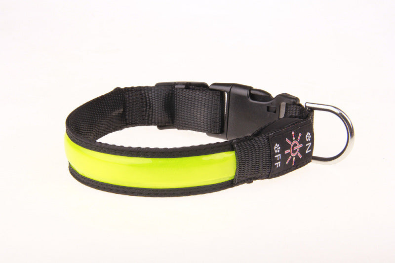 Collier lumineux chien - SeeFromFar™ - Vert