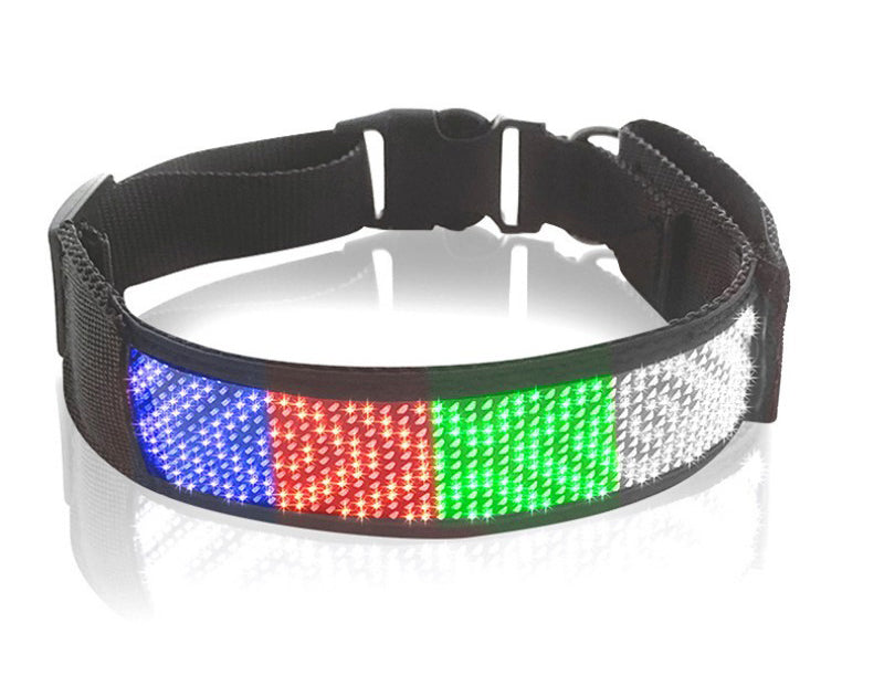 Collier lumineux chien - StunningLumos™ multicolore