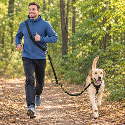 laisse pour chien a la taille - La Bella™ en bandouillère