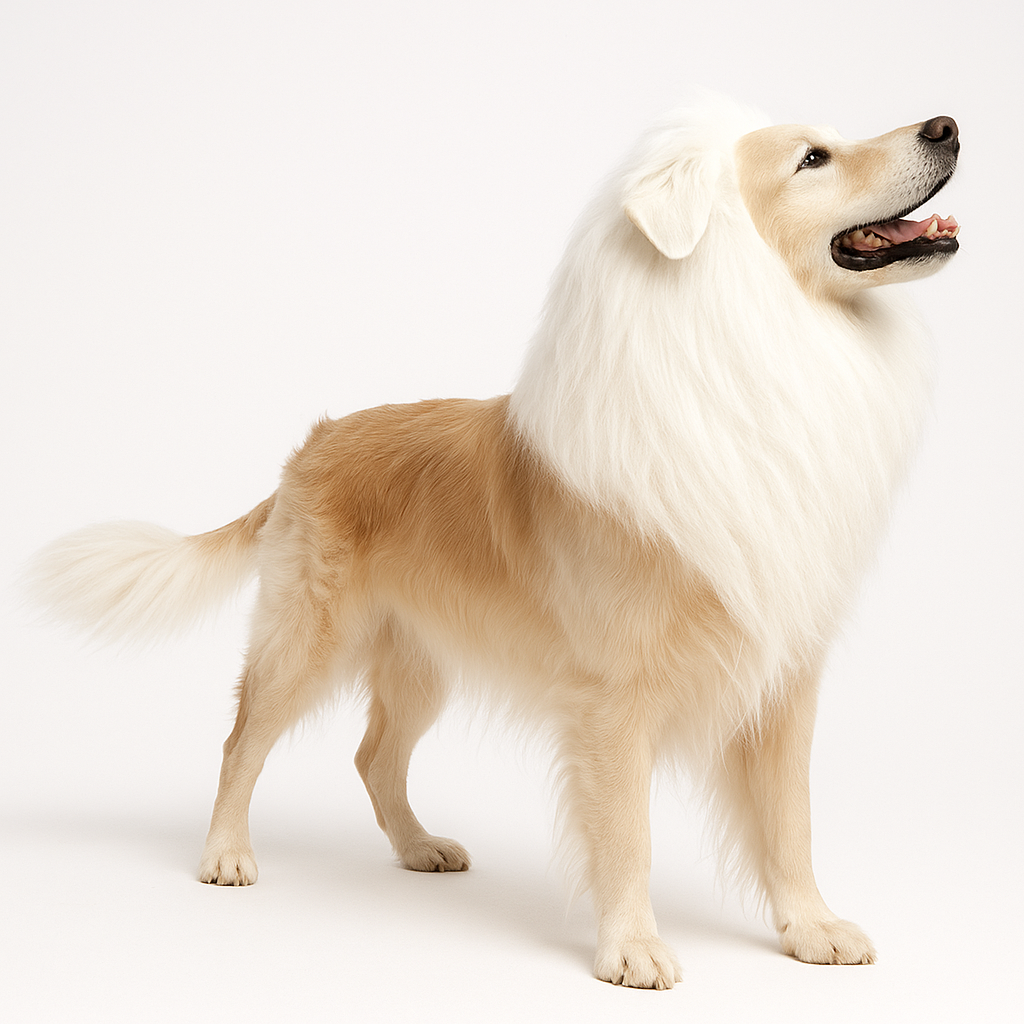 Déguisement chien - JungleKingDog™ blanc