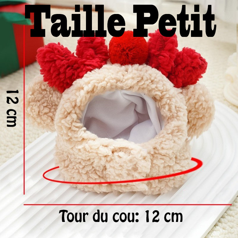 Déguisement chien - NoëlDog™ taille des bonnets petit