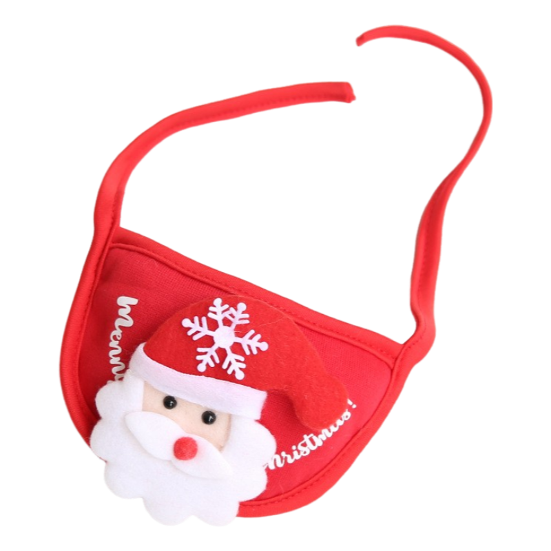 Déguisement chien - NoëlDog™ bavette père Noël