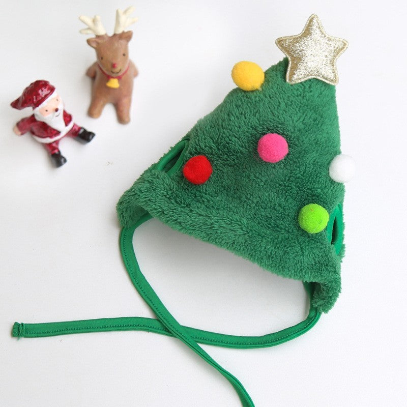 Déguisement chien - NoëlDog™ bonnet sapin vert