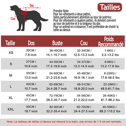 Gilet de sauvetage chien - FlyingWaterDog™ tailles