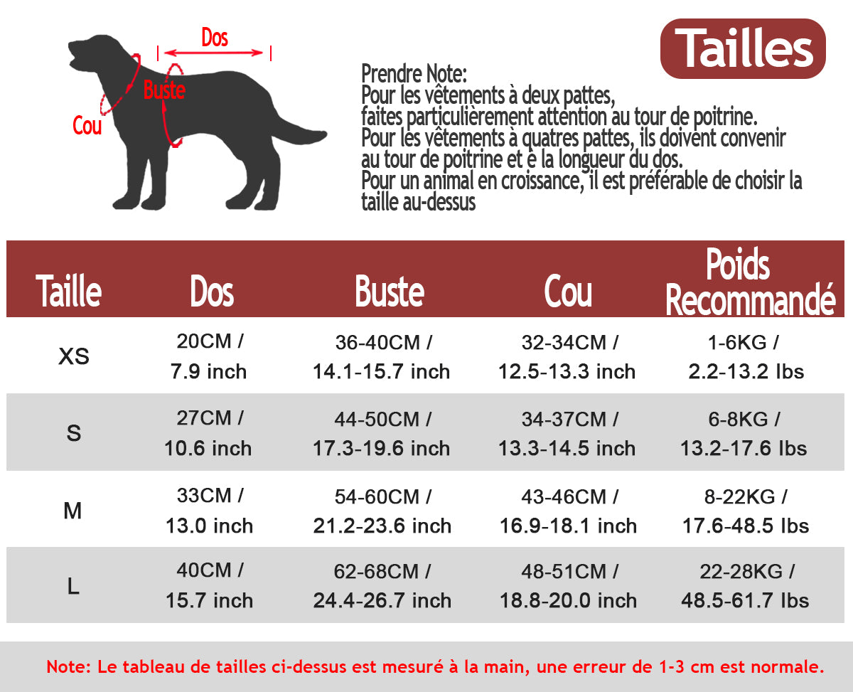 Gilet de sauvetage chien - SimplyShark™ taille