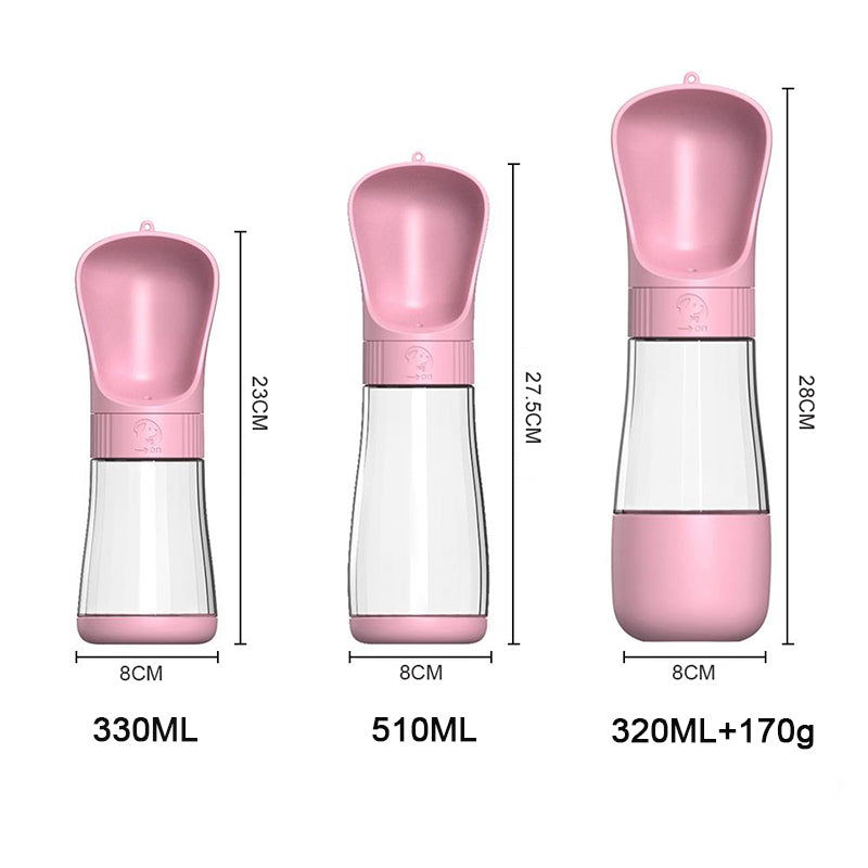 Gourde chien - QuickWater™ rose