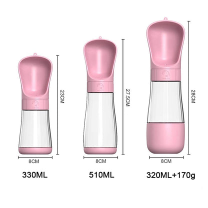 Gourde chien - QuickWater™ rose