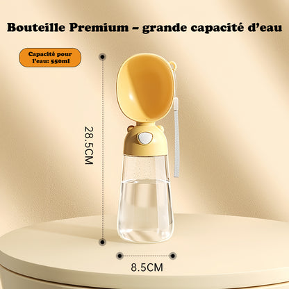 Gourde pour chien - Eat'N'Drink™ jaune Bouteille d'eau seulement