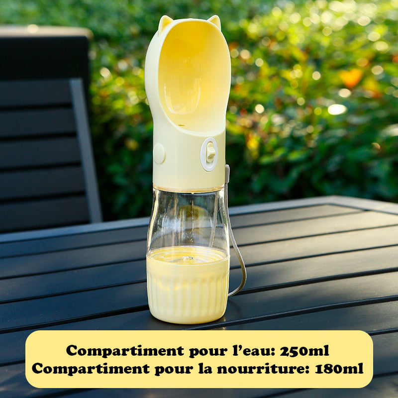 Gourde pour chien - HydraRando™ jaune