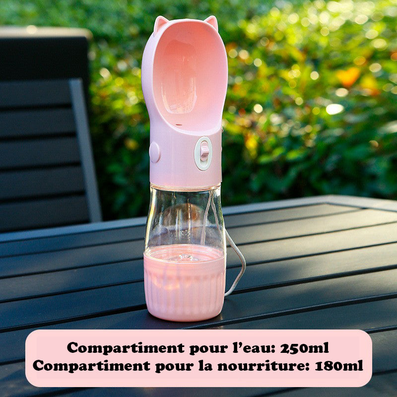 Gourde pour chien - HydraRando™ rose