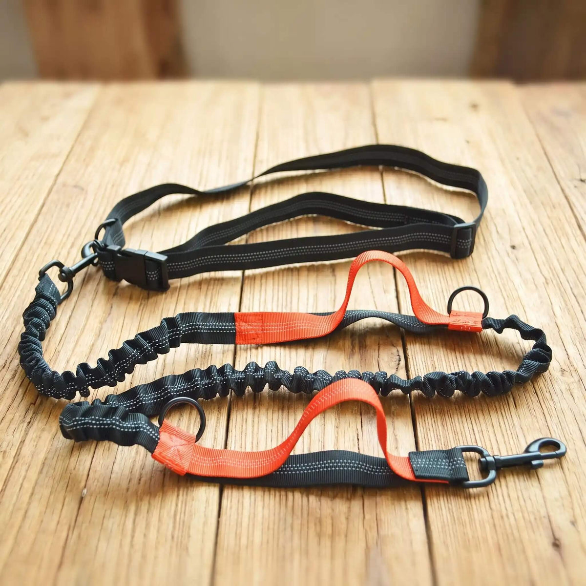 laisse pour chien a la taille - La Bella™ rouge