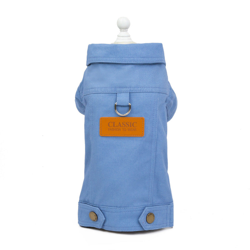 Manteau chien - JeansDoggyStyle™ Bleu
