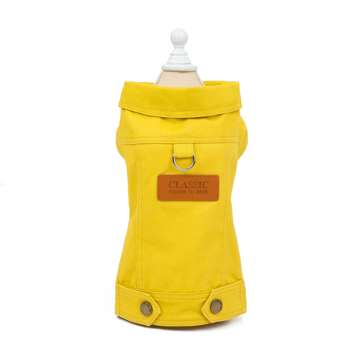 Manteau chien - JeansDoggyStyle™ Jaune