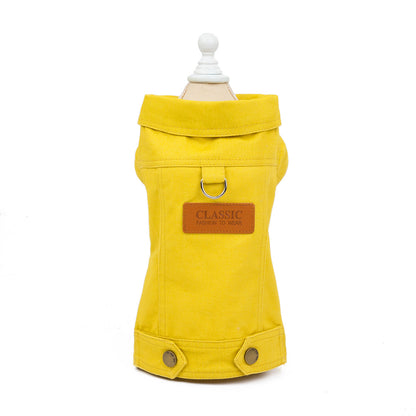 Manteau chien - JeansDoggyStyle™ Jaune