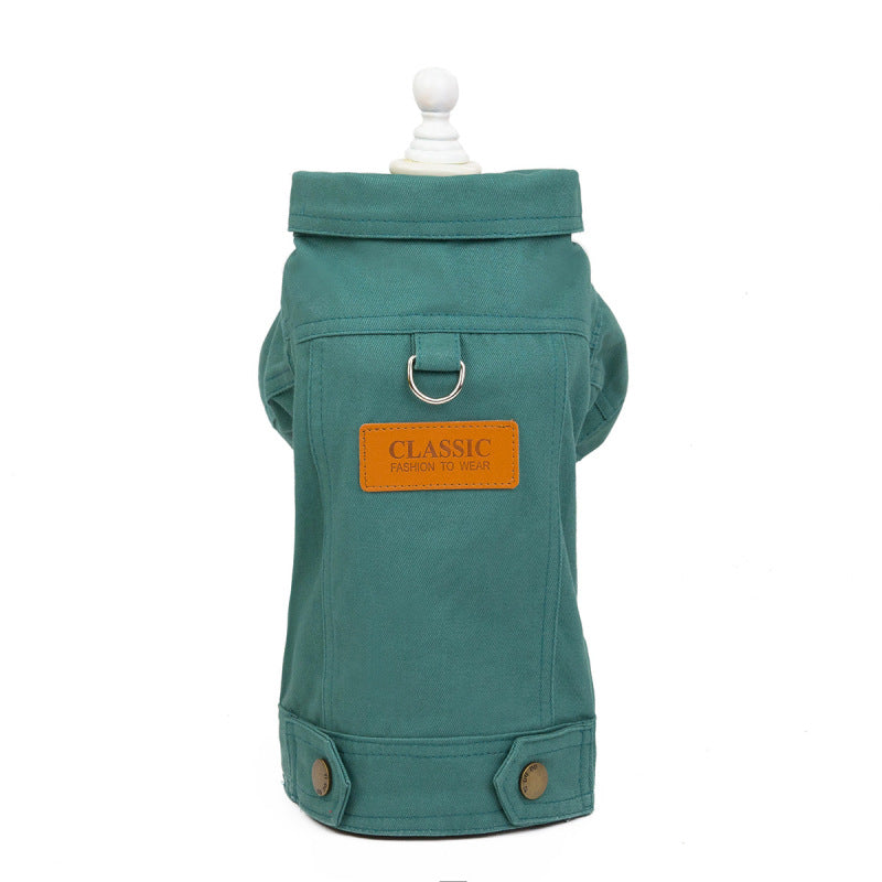 Manteau chien - JeansDoggyStyle™ Vert