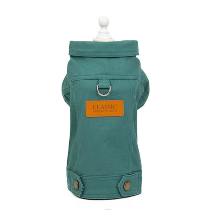 Manteau chien - JeansDoggyStyle™ Vert