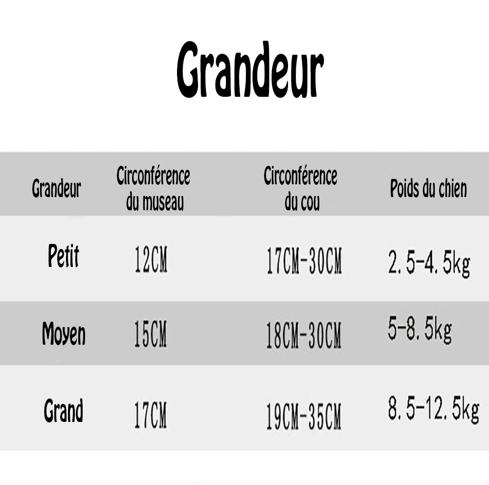 Muselière Réglable pour Chien - KWAKComfort™