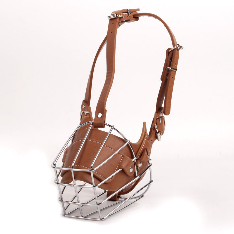 Muselière pour chien - NoBiteDog™ brun