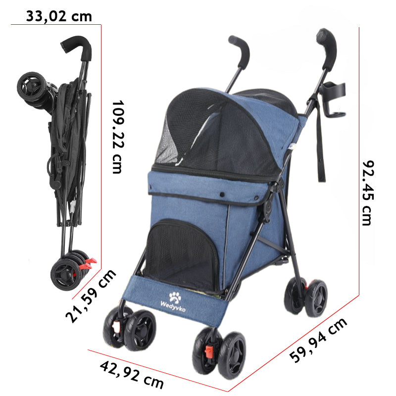 Poussette pour Chien - PremiumWalk™