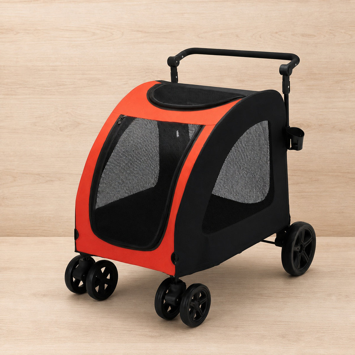 Poussette pour Chien - StrollyPet™ - Rouge