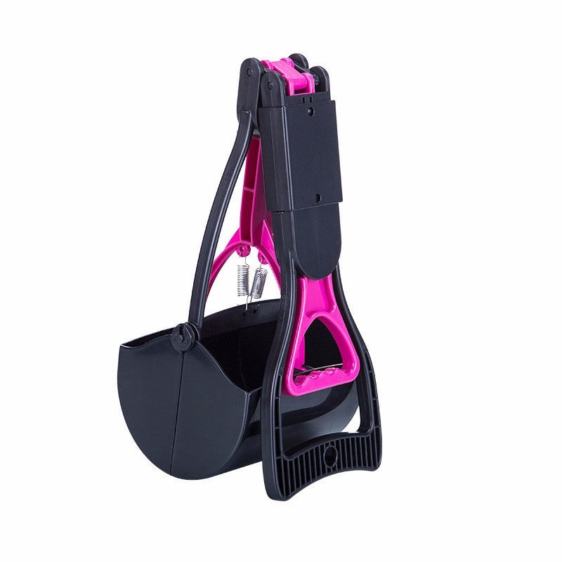 Ramasse Crottes pour Chien - Poop'N'Hide™ pliant rose