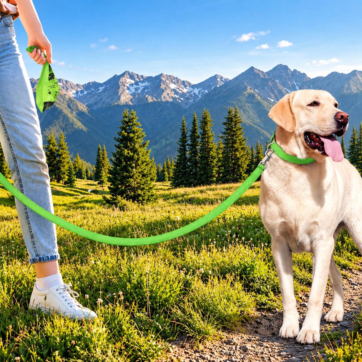 Laisse Chien extérieur - Magnifik-Laisse™ a la montagne