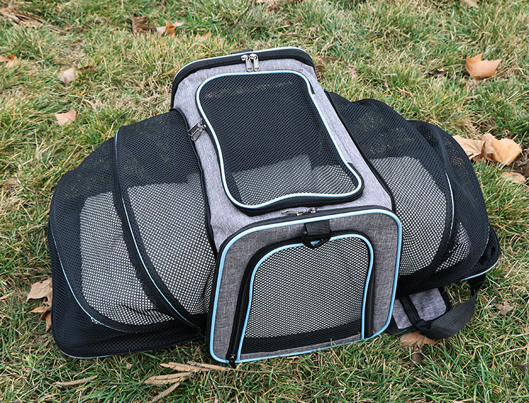 Sac de transport pour Chien - PraticoTraveler™ bleu