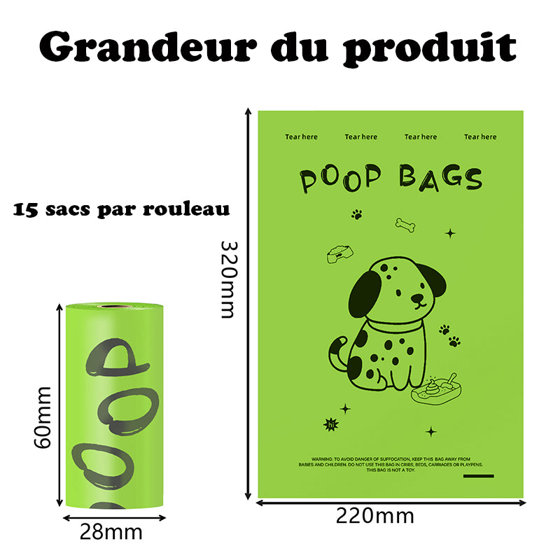 Sacs a crotte biodégradables - EcoPet™