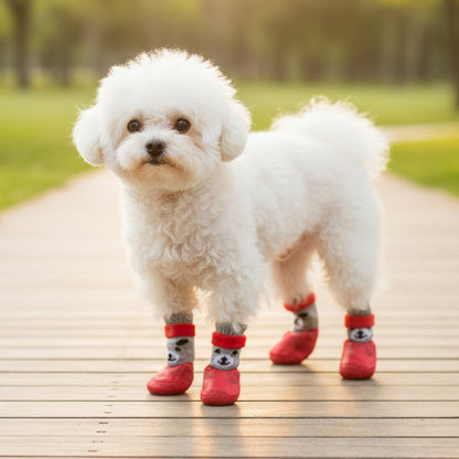 Chaussure chien - CuttieTeddy™ - Ma Promenade avec Toutou