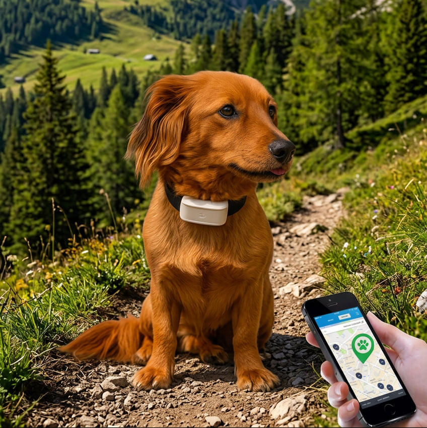 Collier GPS Chien - EasyFoundMe™
