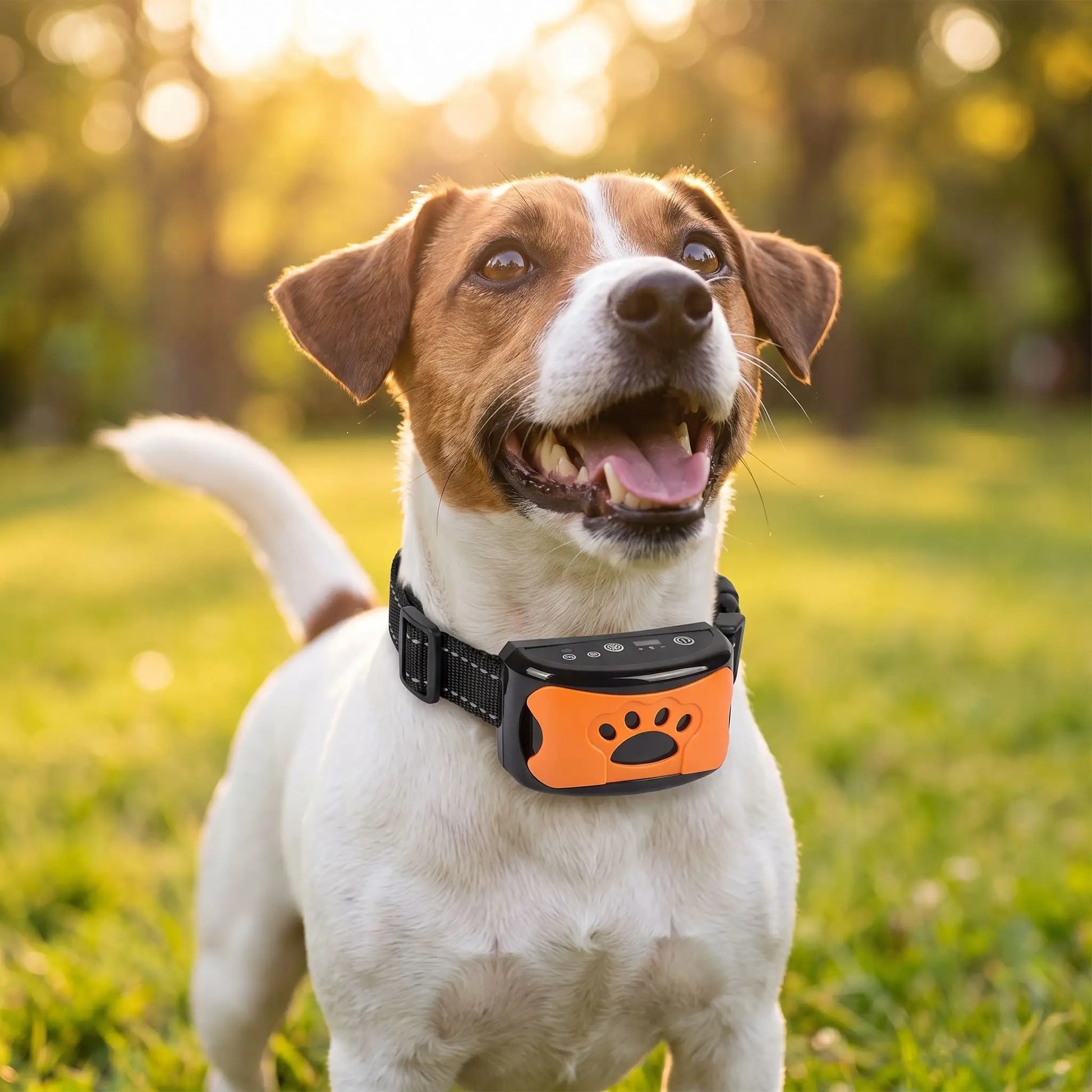collier anti aboiement - CutieStopBark™ orange